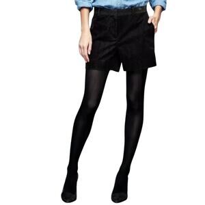 Gap Tailored Stretch Black Shorts Size 8 Flat Front Workwear Preppy